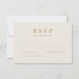 Moderne einfache Palmwedel-RSVP-Karte RSVP Karte
