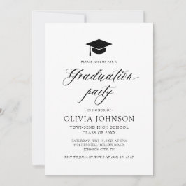 Moderne Einfache Partei für den Minimalistischen F Einladung