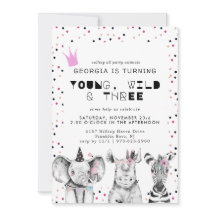 Moderne, einfache Party-Einladung