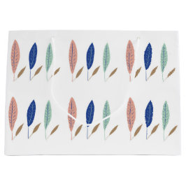 Moderne, einfache pastellfarbene minimalistische B Große Geschenktüte