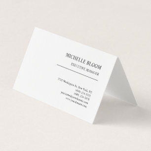 Moderne einfache professionelle minimalistische Le Visitenkarten