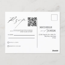 Moderne, einfache QR Code UAWG Pos für Minimalisti