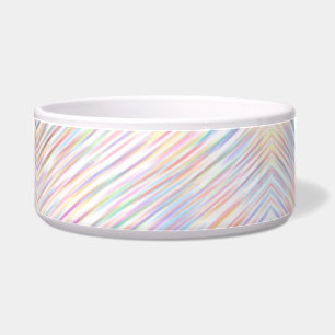 Moderne einfache Regenbogenstreifen Muster Napf