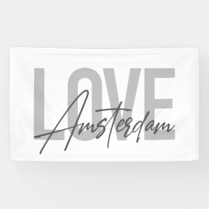 Moderne, einfache, schicke, coole Design-Liebe Ams Banner