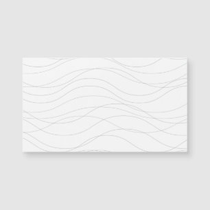 Moderne, einfache, schicke, elegante, wellenförmig magnetkarte