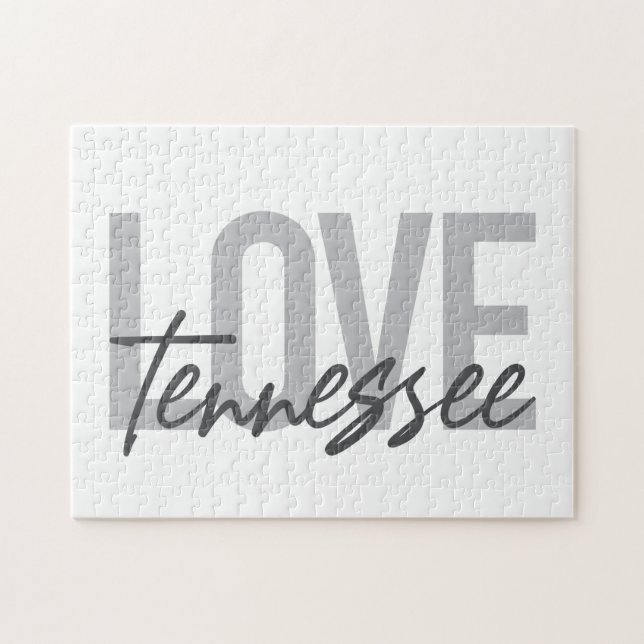 Moderne, einfache, schicke, urbane Liebe Tennessee (Horizontal)