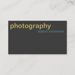 Moderne, einfache Schlichte Visitenkarte