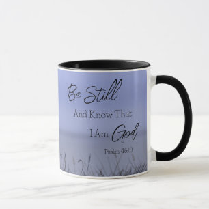 Moderne einfache Schrift Blaue Weizenfelder Tasse