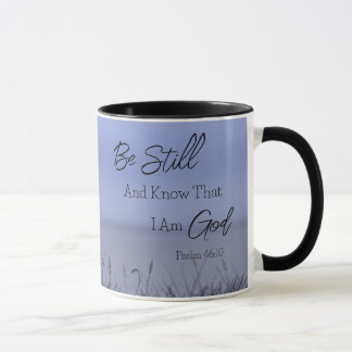 Moderne einfache Schrift Blaue Weizenfelder Tasse