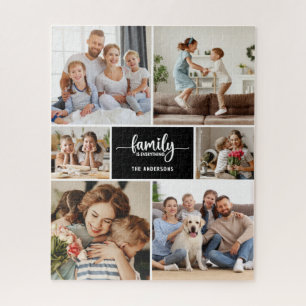 Moderne einfache Schriftfamilienfoto