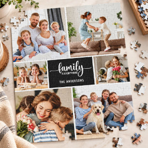 Moderne einfache Schriftfamilienfoto