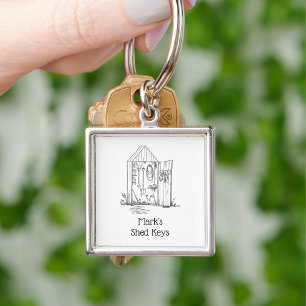 Moderne einfache süße minimalistische Schuppen-Sch Schlüsselanhänger