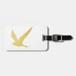 Moderne, einfache u. schöne Hand gezeichneter Gepäckanhänger