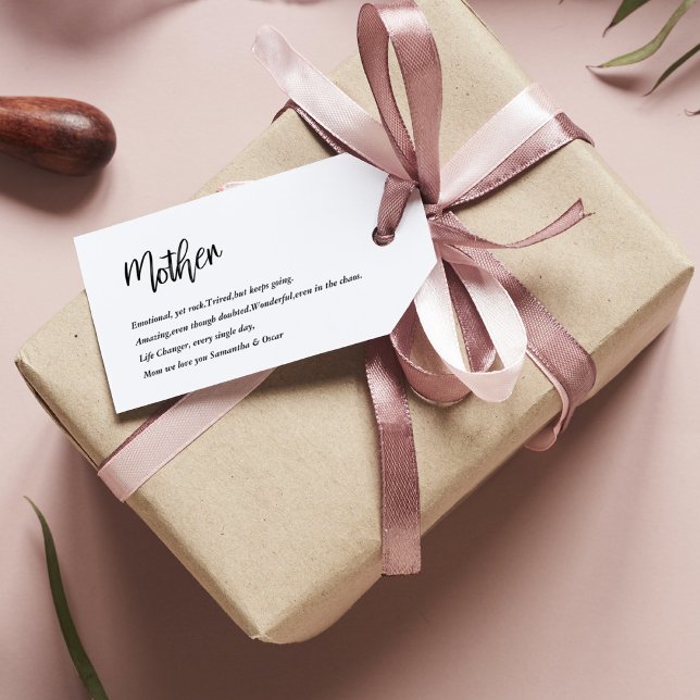 Moderne, einfache und beste Mutter je Bestes Schön Geschenkanhänger (Von Creator hochgeladen)