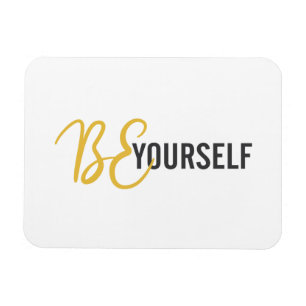 Moderne, einfache, urbane Grafik von Be Yourself Magnet
