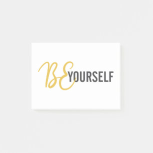 Moderne, einfache, urbane Grafik von Be Yourself Post-it Klebezettel