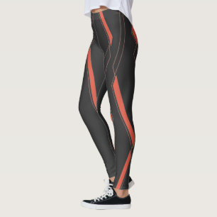 Moderne, einfache urbane Pflanze-Abstraktionskunst Leggings