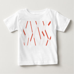 Moderne, einfache urbane Pflanzenabstraktion Grafi Baby T-shirt