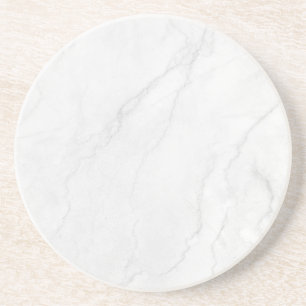 Moderne einfache weiße Marmor-Rustic-Papier-Unters Getränkeuntersetzer