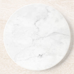 Moderne einfache weiße Marmor-Rustico-Papier-Unter Getränkeuntersetzer
