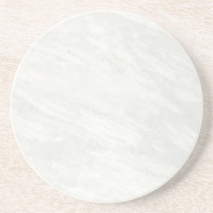 Moderne einfache weiße Marmor-Rustico-Papierservie Getränkeuntersetzer