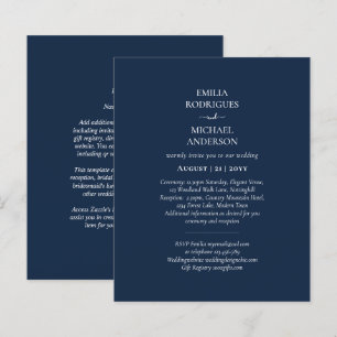 Moderne einfarbige Hochzeit in einem Budget