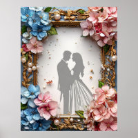 Moderne Einladung zur Hochzeit