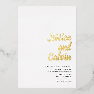 Moderne Einladung zur Hochzeit von Minimalistische