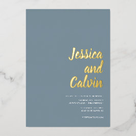 Moderne Einladung zur Hochzeit von Minimalistische