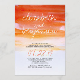 Moderne Einladungen für Aquarellfarben
