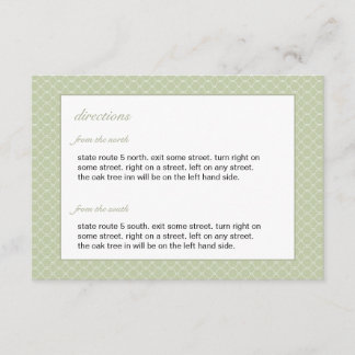 Moderne Einsteckkarte für Bienenstock Begleitkarte