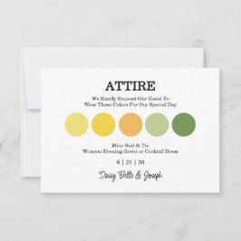Moderne Eintrittskarte für die Hochzeitskleidung Karte