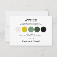 Moderne Eintrittskarte für die Hochzeitskleidung