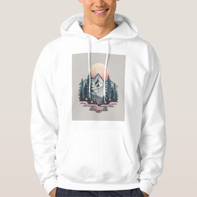 Moderne einzigartige Brandy-Trend Hoodie (Vorderseite)