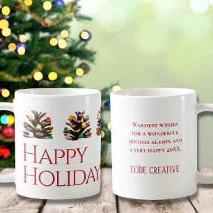 Moderne einzigartige Geschäft Weihnachtsgeschenkta Kaffeetasse