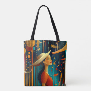 Moderne einzigartige trendige coole Fantasy-Frau Tasche