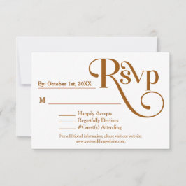Moderne Elegant "Be our Guest" Einladung zur Hochz