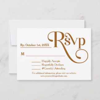 Moderne Elegant "Be our Guest" Einladung zur Hochz