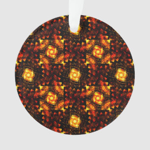 Moderne Élégant Bohème Doré Motif d'Art Abstrait #
