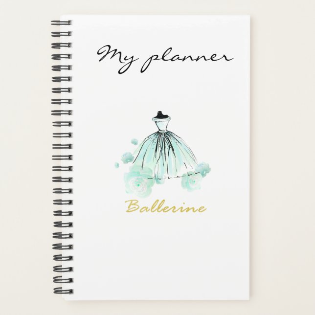 Moderne Elegant Chic Aquarelle Mode Bleu (Devant)