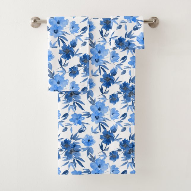 Moderne Elegant Cornflower Blue Navy (En situation)