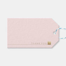 Moderne Elegant Minimal Gold Pastel Pink Vielen Da