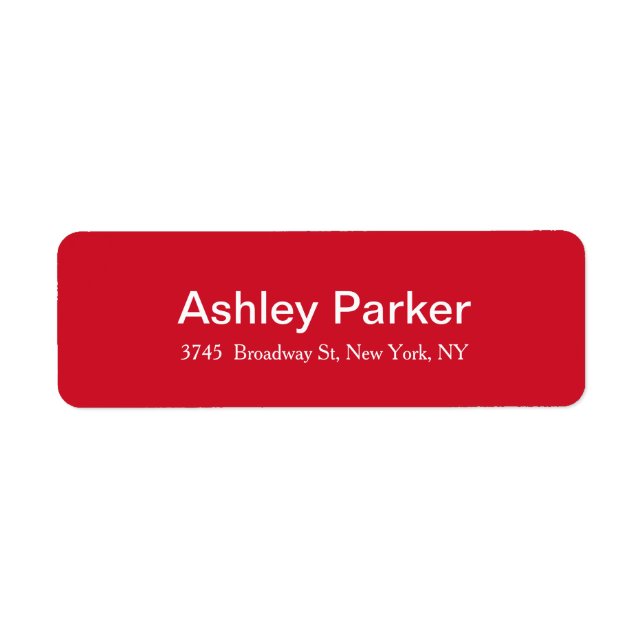 Moderne Elegant Red White stilvoll trendy (Vorne)