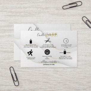 Moderne Elegant White and Gold Visitenkarte