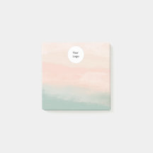 Moderne elegante Abstrakt Peach Aquamarin texturie