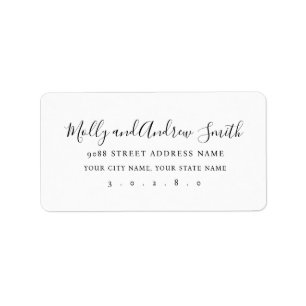 Moderne elegante Adressetiketten-Party/Hochzeit Adressaufkleber