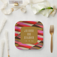 Moderne Elegante Art Deco Geometrische Hochzeit
