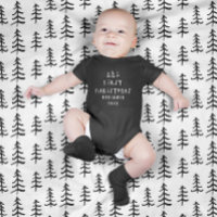 moderne, elegante Baby First Weihnachten
