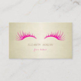 Moderne Elegante Beruflich-Lashes Visitenkarte
