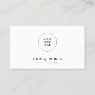 Moderne, elegante Berufliche Vorlage Visitenkarte